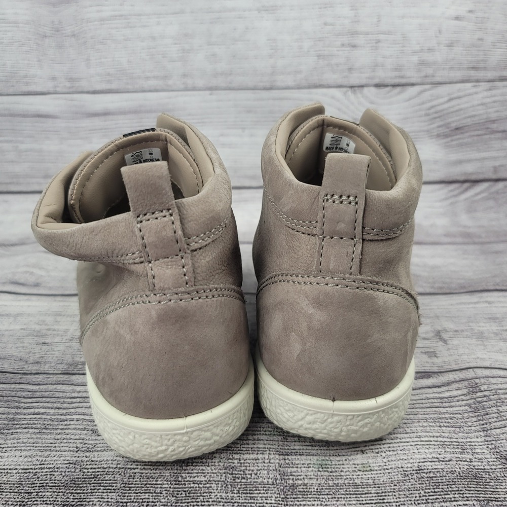 ECCO Women's Hi-Top Trainers Gray Size 40 EU 9-9.5 US - Picture 4 of 6